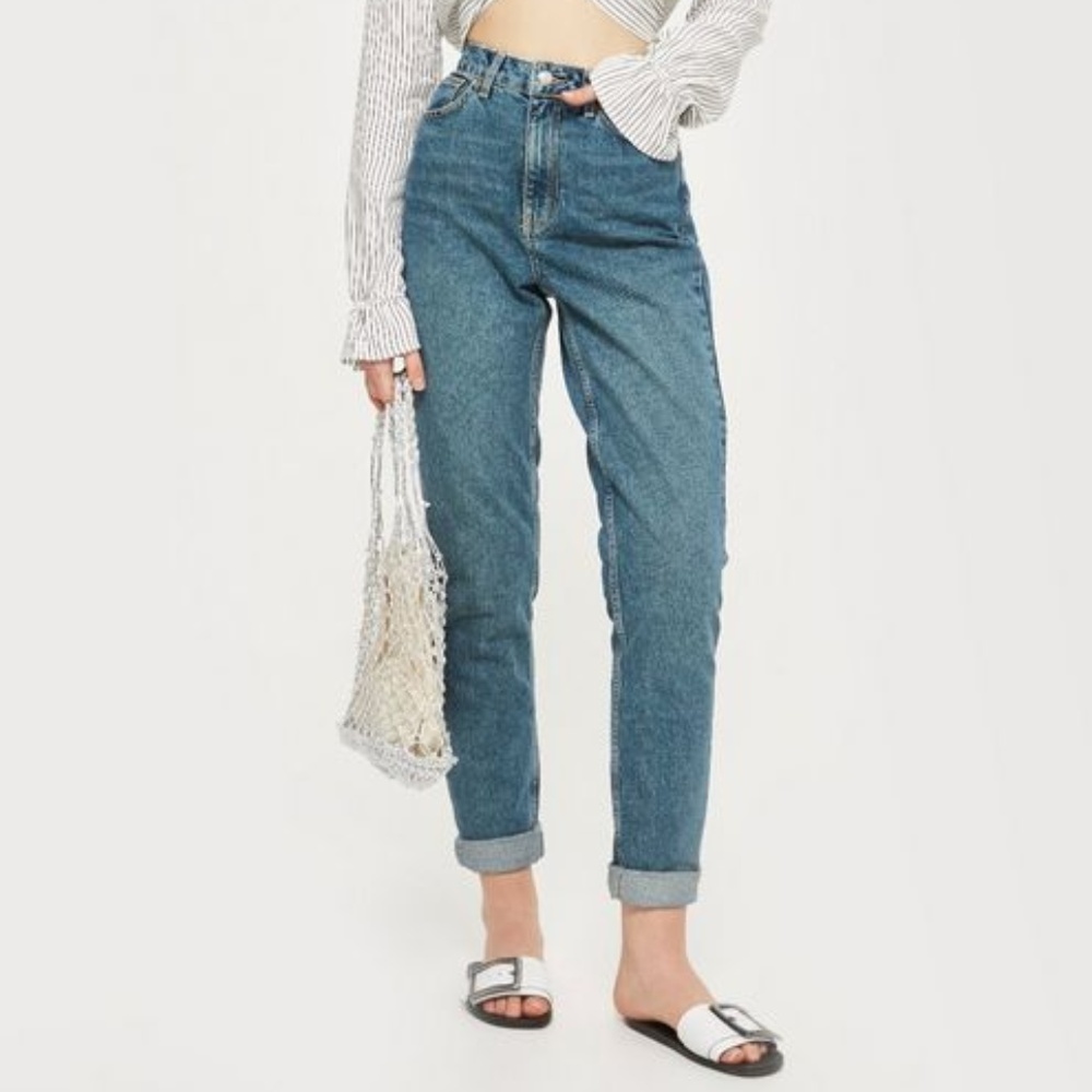 TOPSHOP USA Authentic Mom Jeans